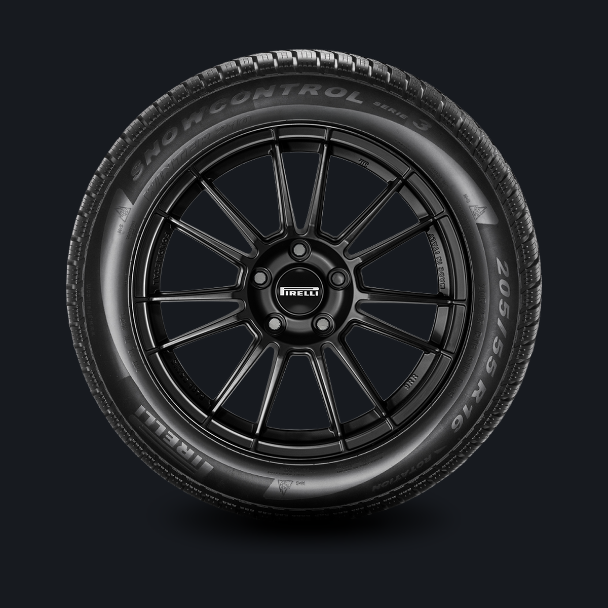 PIRELLI 195/55R16 87H W210 SNOWCONTROL 3 * RFT