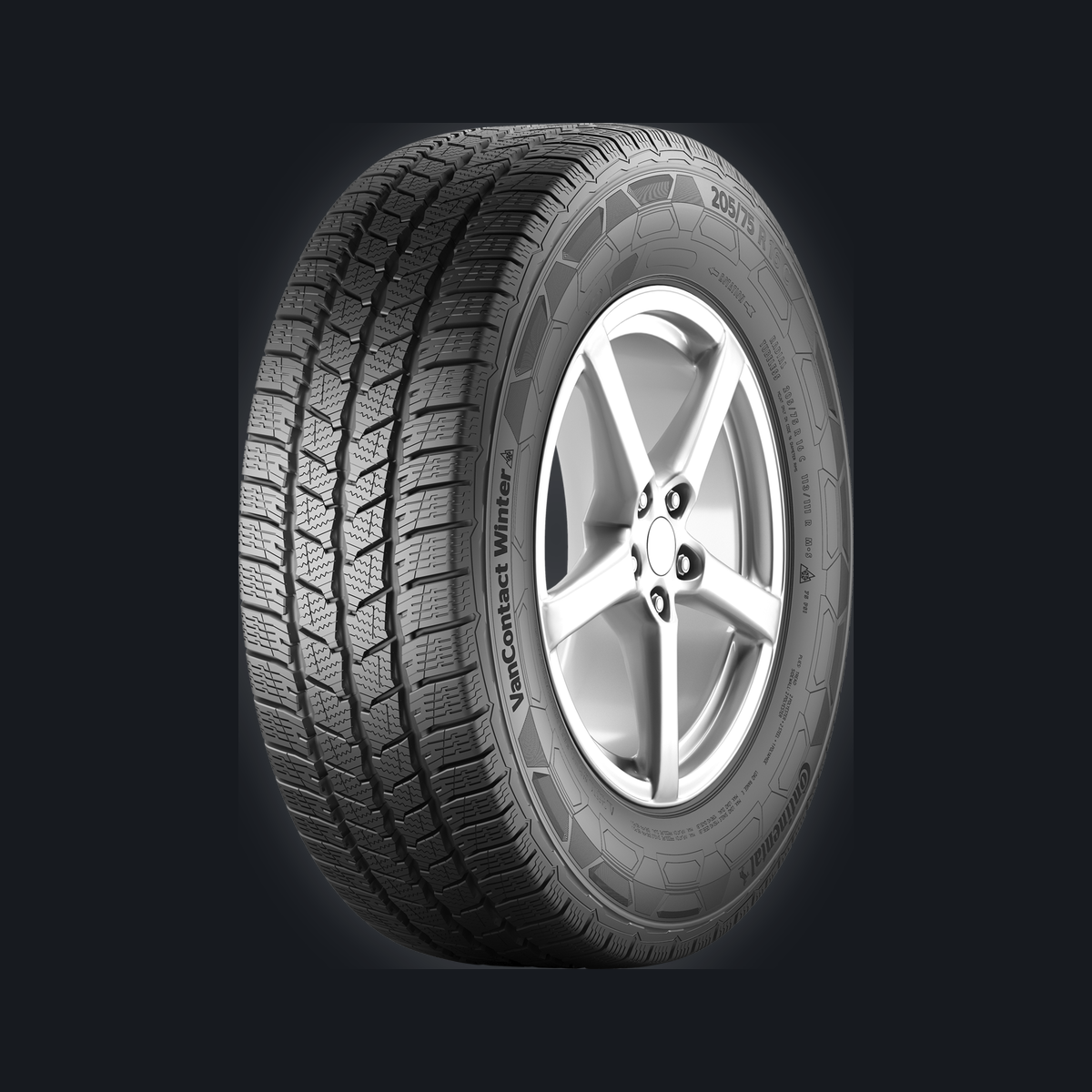 CONTINENTAL 165/70R14 89R VANCONT.WI. DOT22